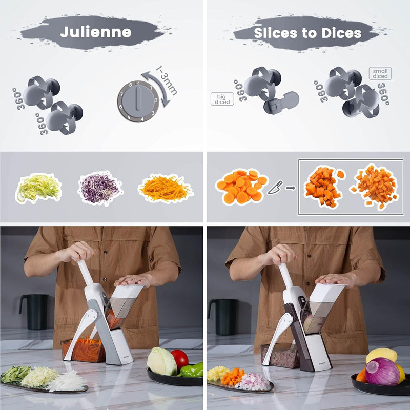 Multifunctional Vegetable Chopper| Potato Slicer | Food Shredder | Fruit Grater